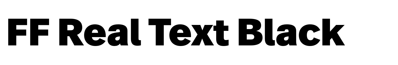 FF Real Text Black